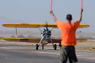 Stearman B75N1 N47964, Copperstate Fly-in, October 22, 2011